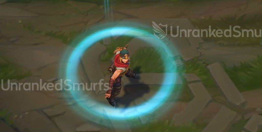 Explorer Ezreal Leuage of Legend skin recall view