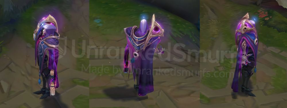 Dark Cosmic Jhin Back and profile in-game