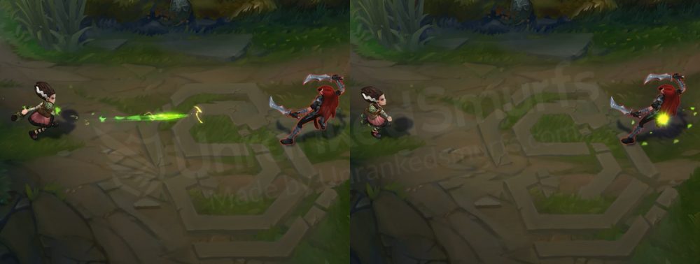 FrankTibbers Annie auto attack old and new comparison