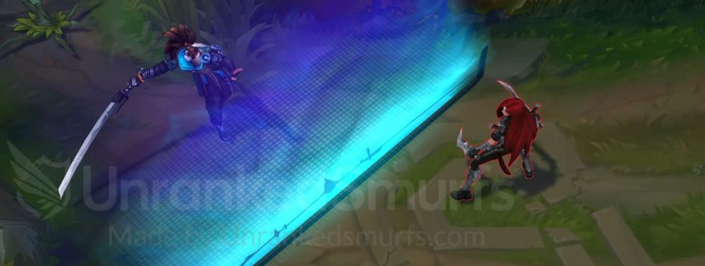 True Damage Yasuo W Animation