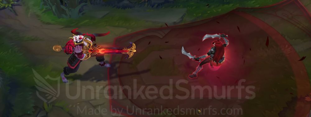 Bloodmoon Aatrox W Animation