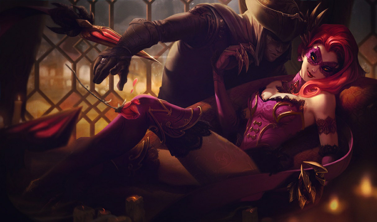 Masquerade Evelynn splash art