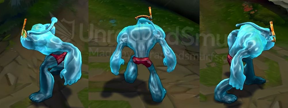 Pool Party Zac Back and profile in-game
