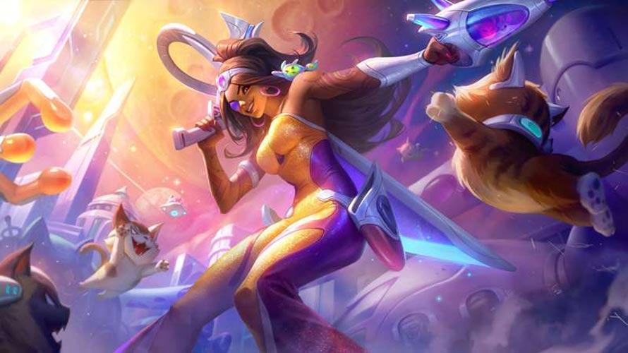 Space Groove Samira splash art