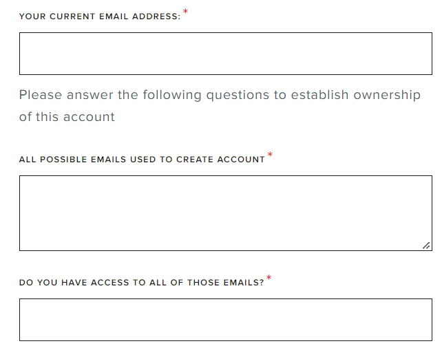 Submit original email as contact email