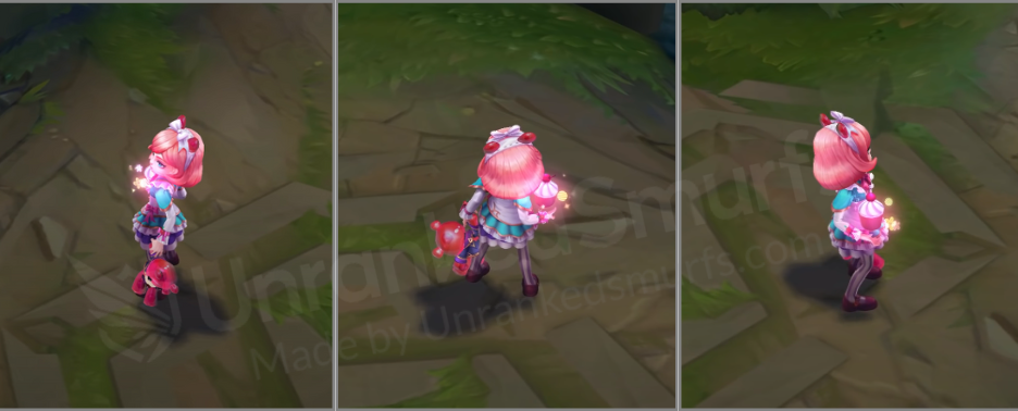 Cafe Cuties Annie Back and profile in-game