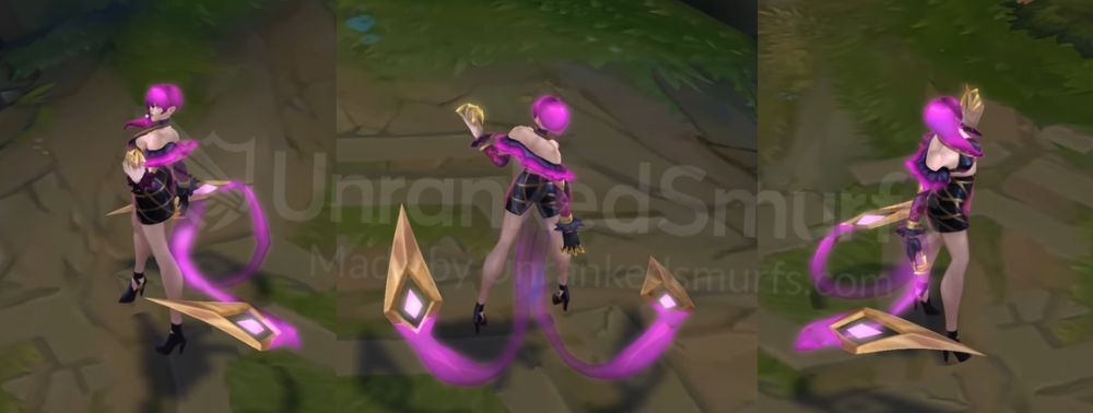 K/DA Evelynn Back and profile in-game