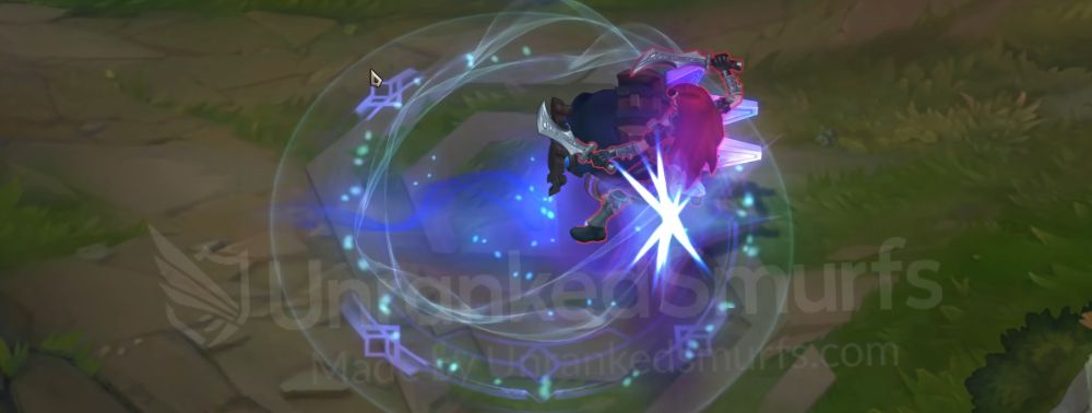 Hextech Rammus Q2 animation