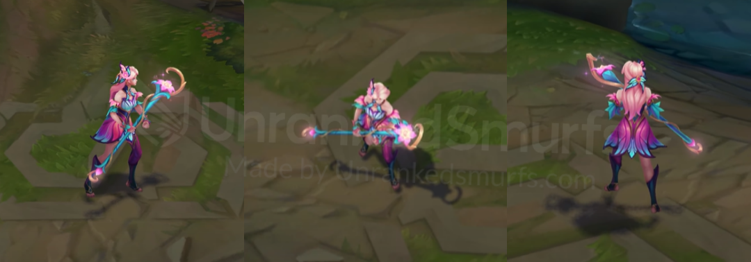 Faerie Court Lux Back and profile in-game
