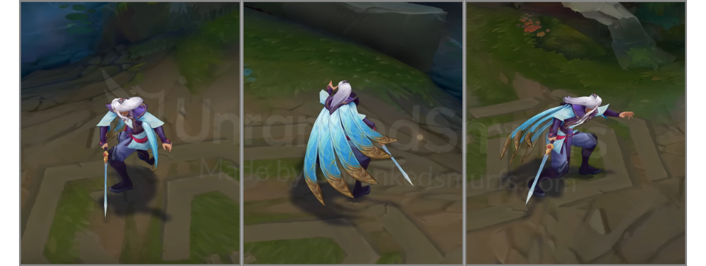 Enduring Sword Talon Back and profile in-game