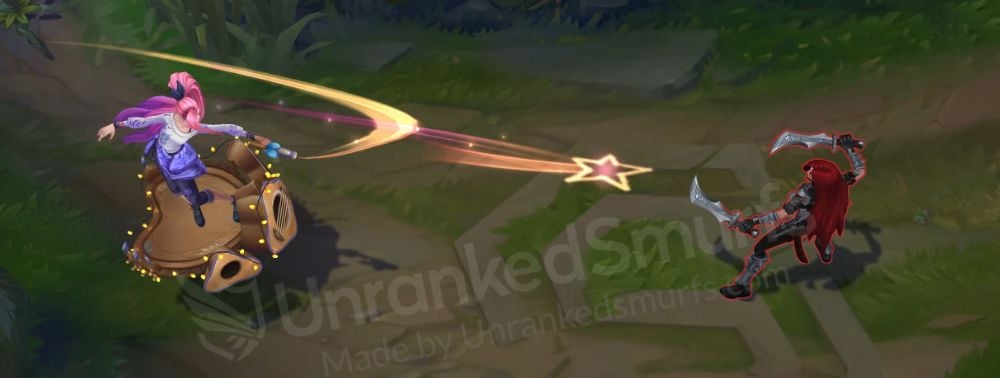 K/DA All Out Seraphine Indie Auto attack animation