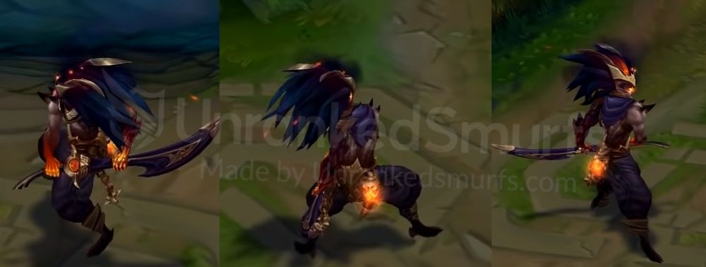 Spirit Blossom Yasuo Back and profile in-game