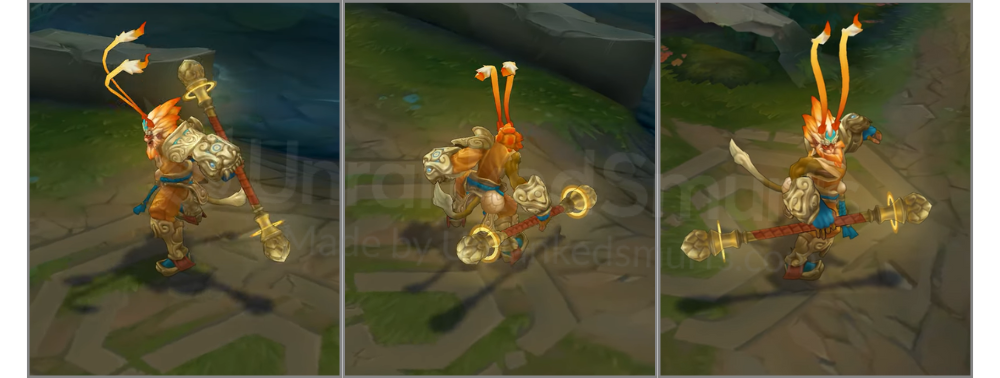 Radiant Wukong Back and profile in-game