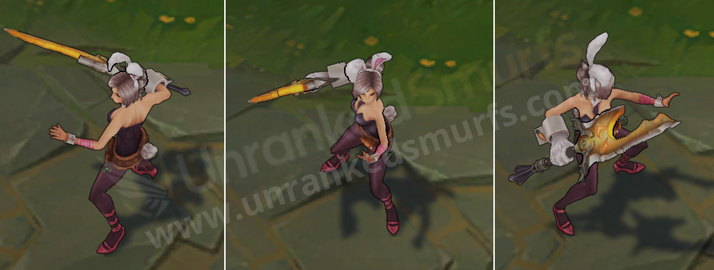 Trying out the new Battle Bunny Prime Riven skin 