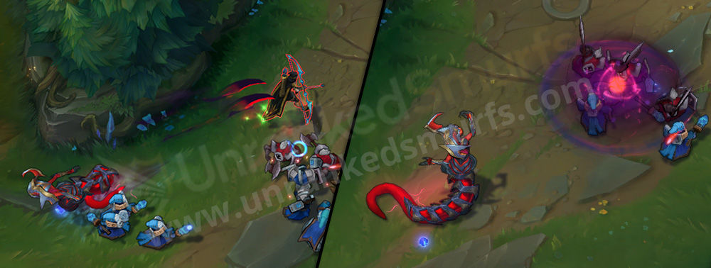 Eternum Cassiopeia League of Legends skin animations