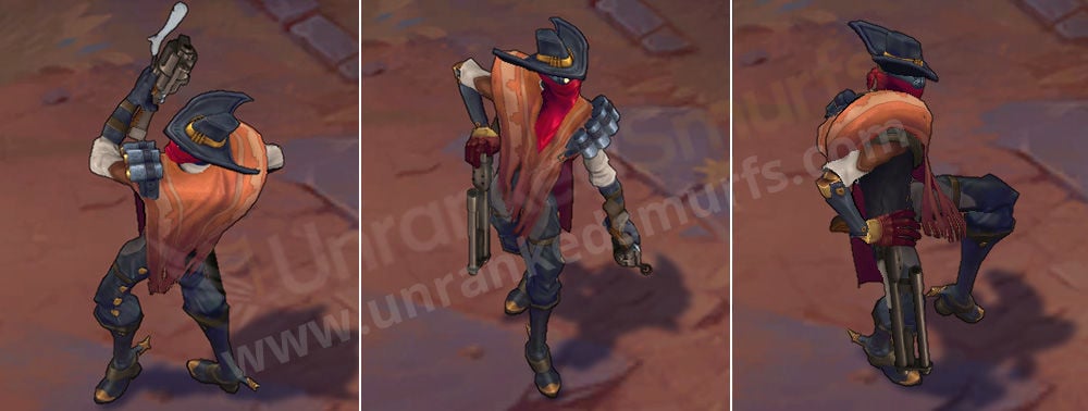 High noon Jhin League of Legends Skin