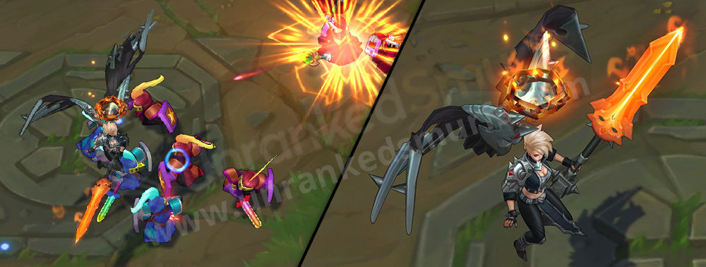 Pentakill Kayle League of Legends skin animations