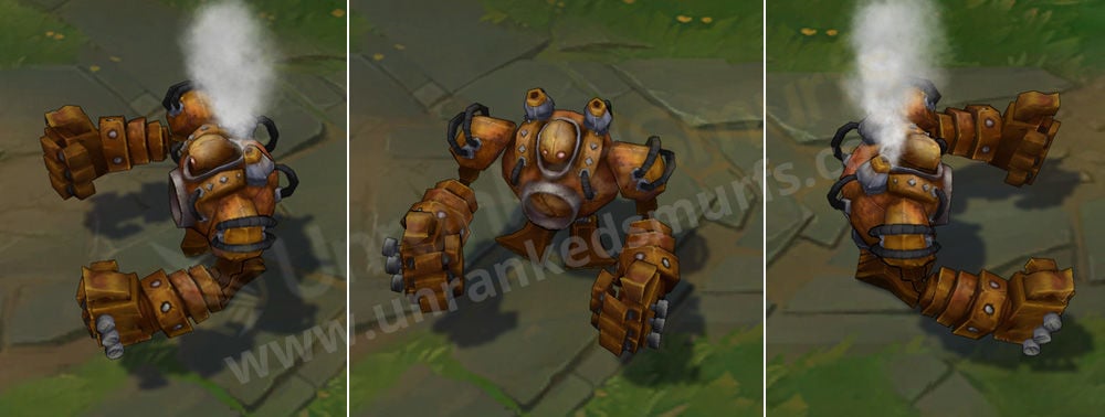 Rusty Blitzcrank back and profile