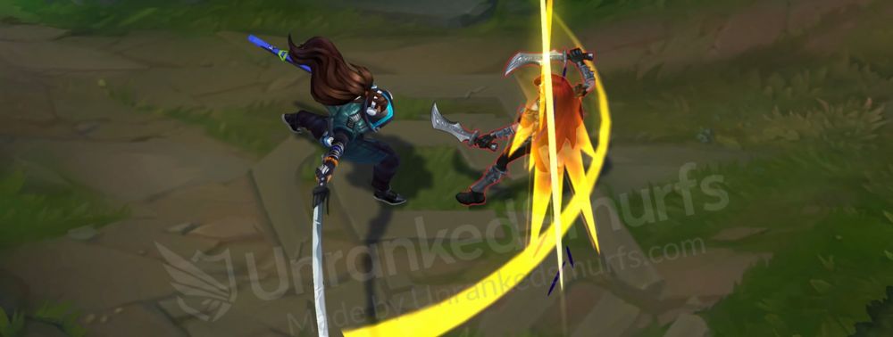 True Damage Yasuo Auto attack animation