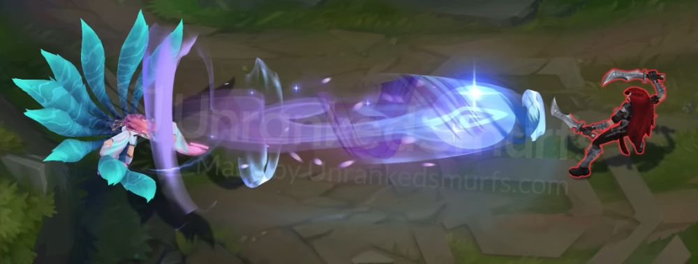 Spirit Blossom Ahri Q animation