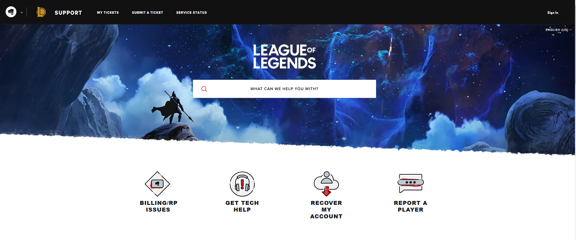 Check age of your Lol account on the support website