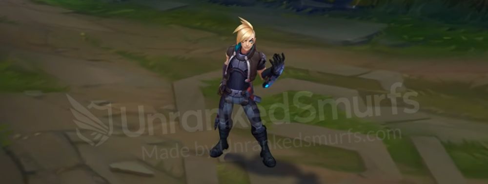 Psyops Ezreal front in-game