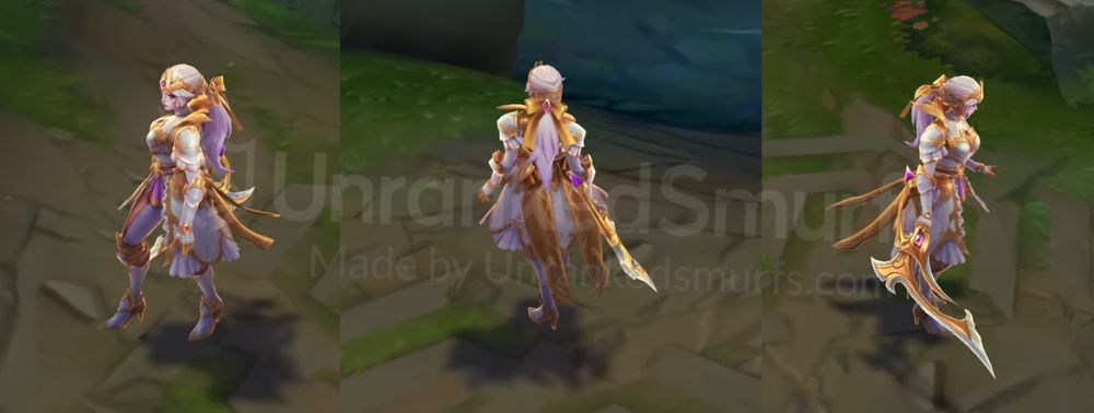 Prestige Battle Queen Diana Back and profile in-game