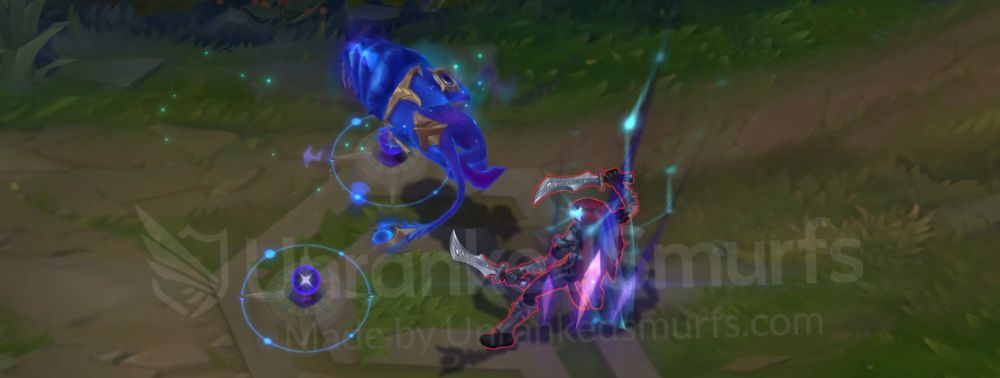 Cosmic Huntress Nidalee Q2 Animation